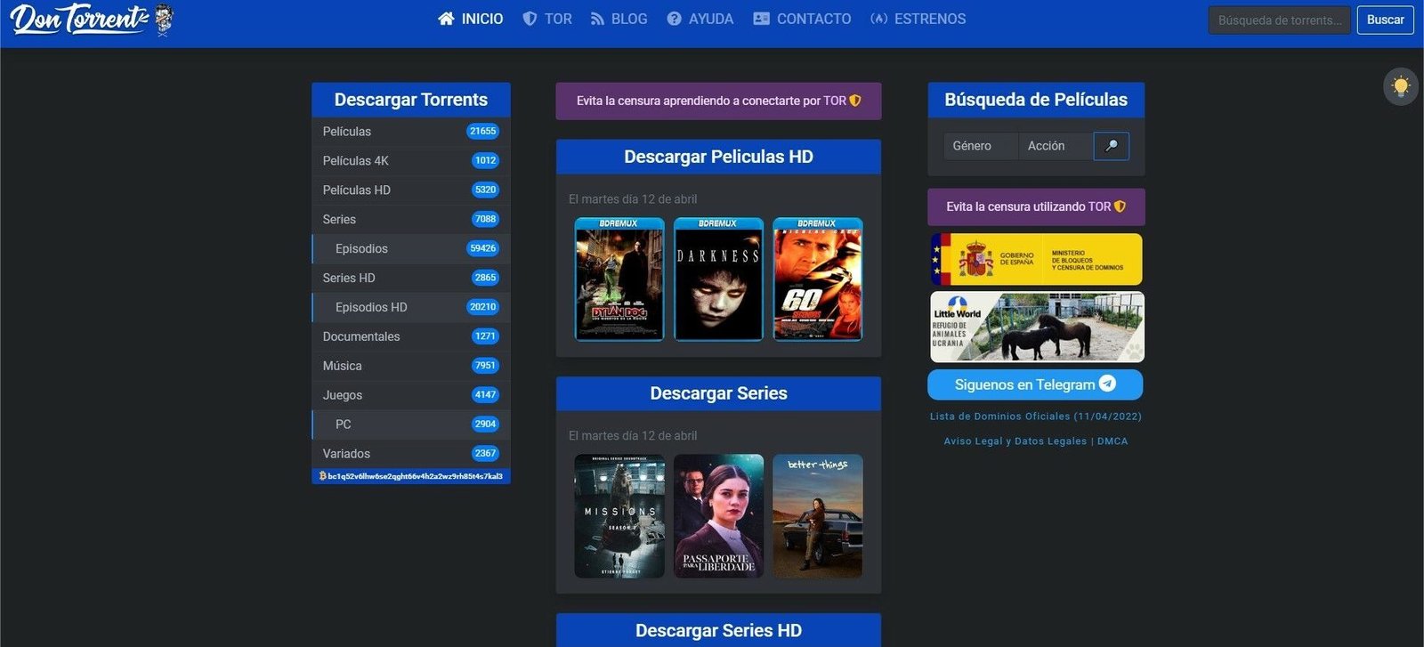 DonTorrent alternatives to download your favorite movies and series