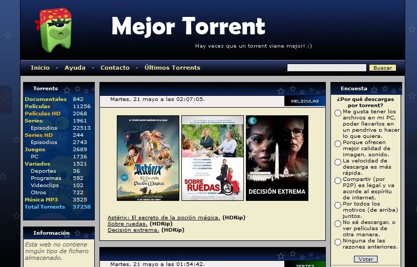 Alternatives to MejorTorrent 2023 to continue watching series and movies